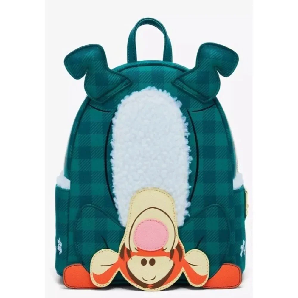 Tigger Winter Pajamas Sherpa Mini Backpack Disney Loungefly Winnie The Pooh NWT